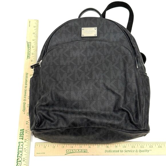 Michael Kors Black Logo Women Travel School Backpack Shoulder Diaper Bag MK main image 11